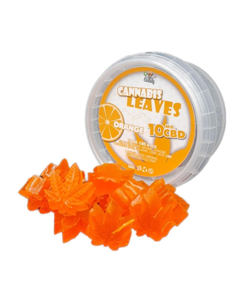 CBD Cannabis Leaves Orange 10mg CBD Cannabis Leaves Orange 10mg