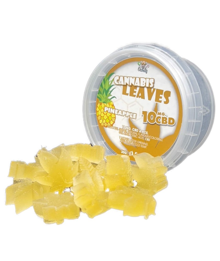 CBD Cannabis Leaves Pineapple 10mg CBD Cannabis Leaves Pineapple 10mg