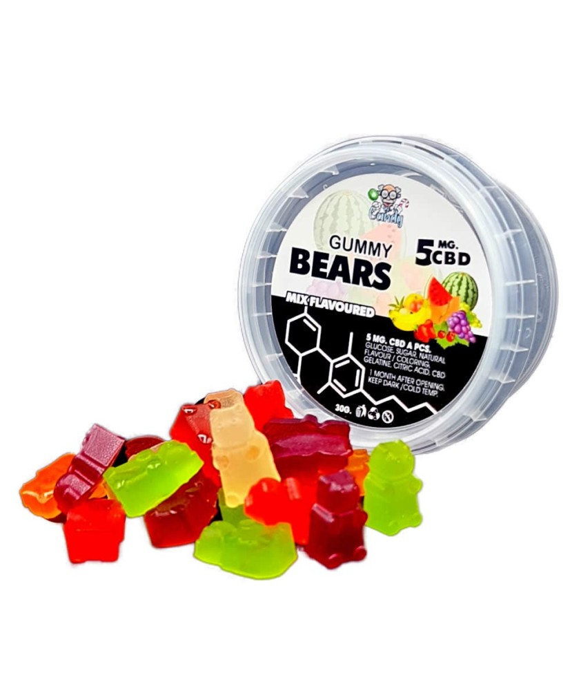 CBD Gummy Bears mix 5 mg CBD Gummy Bears mix 5 mg
