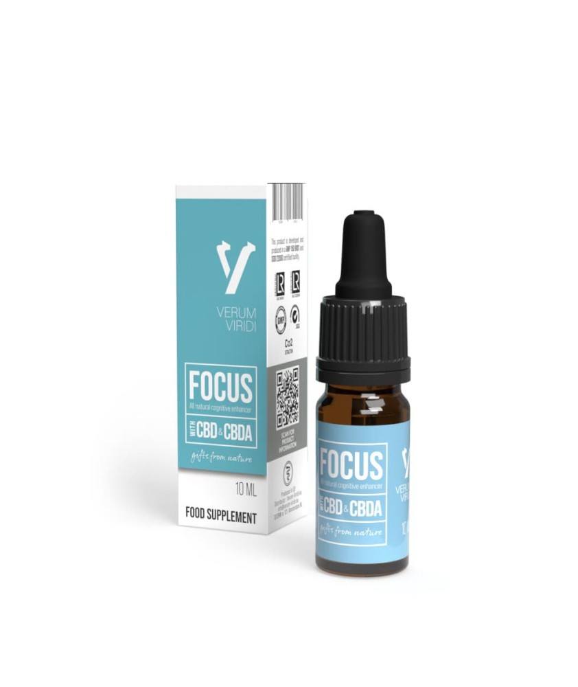 Verum Viridi Focus CBD - 10ml Verum Viridi Focus CBD - 10ml