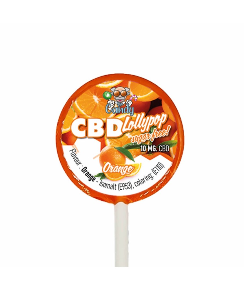 CBD Lolly's Orange 10 mg - 6 stuks CBD Lolly's Orange 10 mg - 6 stuks